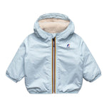 K-Way Giubbino tinta unita con Zip E Cappuccio Azzurro per Neonato K7142RWXXXXX AZZURRO K-WAY 