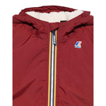 K-Way Giubbino tinta unita con Zip E Cappuccio Bordeaux per Neonato K7142RWXXXXX BORDEUAX K-WAY 