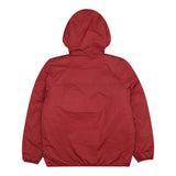 K-Way Giubbino Tricolore con Cappuccio Rosso per Bambina K7142TWXX ROSSO K-WAY 