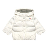 K-Way Giubbino tinta unita con Cappuccio Panna per Neonato K7142VW PANNA K-WAY 