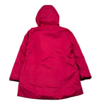 K-Way Giubbino tinta unita con Cappuccio Fuxia per Bambina K7151SW FUXIA K-WAY 