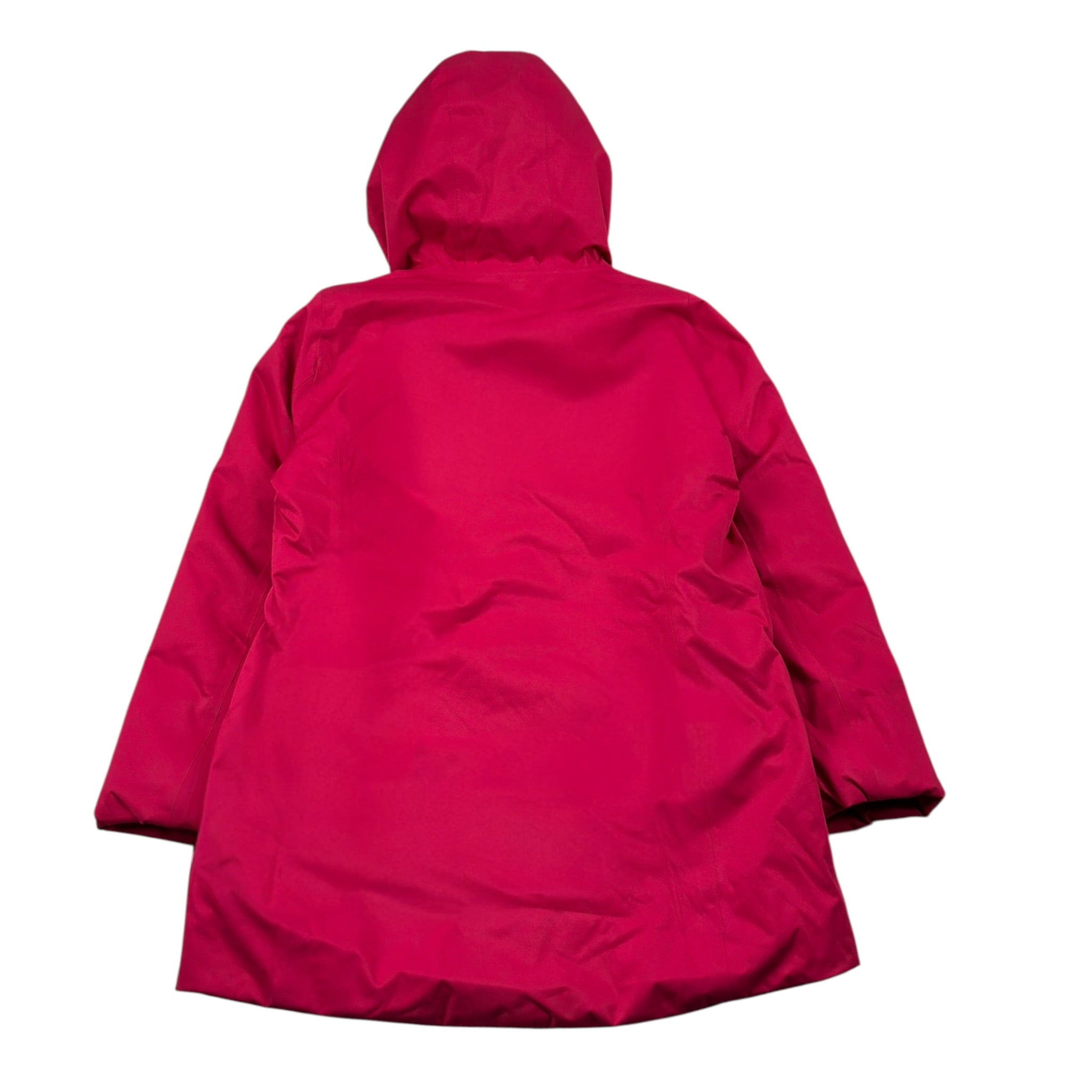 K-Way Giubbino tinta unita con Cappuccio Fuxia per Bambina K7151SW FUXIA K-WAY 