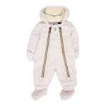 K-Way Eskimo tinta unita con Cappuccio Rosso per Neonata K8134PW ROSA K-WAY 