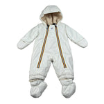K-Way Eskimo tinta unita con Cappuccio Bianco per Neonato K8134PWX BIANCO K-WAY 