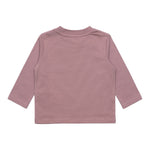 K-Way Shirt Girocollo tinta unita con Logo Rosa per Neonata K8138CWANXX ROSA K-WAY 