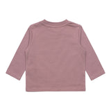 K-Way Shirt Girocollo tinta unita con Logo Rosa per Neonata K8138CWANXX ROSA K-WAY 