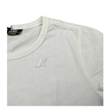 K-Way Shirt Girocollo tinta unita con Logo Bianco per Bambino K8138CW BIANCO K-WAY 