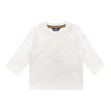 K-Way Shirt Girocollo tinta unita con Logo Panna per Neonato K8138CWNXX PANNA K-WAY 