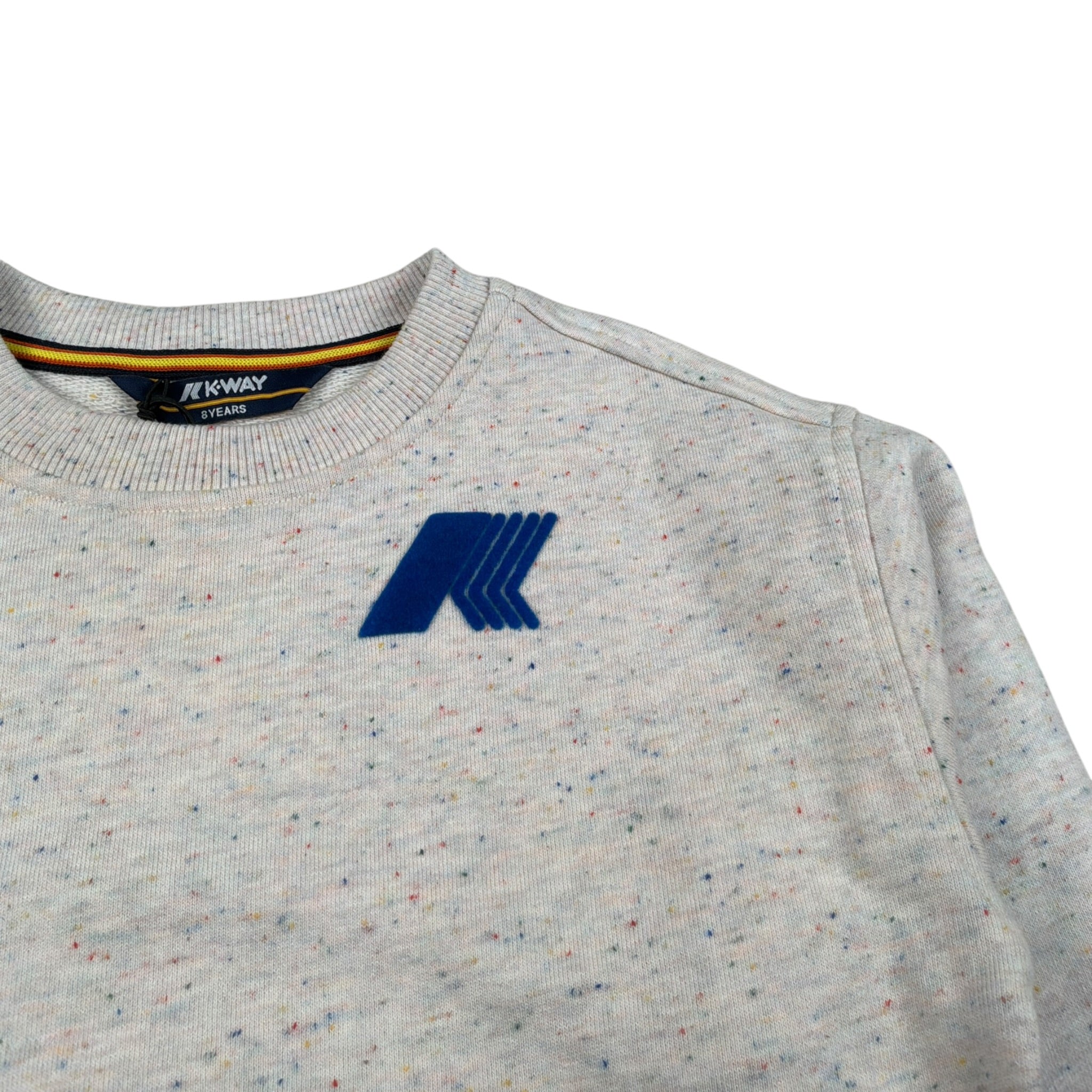 K-Way Felpa Chiusa Girocollo tinta unita Beige per Bambino K8145BW BEIGE K-WAY 