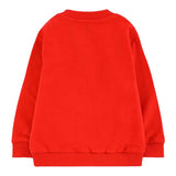 Moschino Felpa Chiusa Girocollo tinta unita con Stampa Rosso per Neonato MNF060XXXX ROSSO MOSCHINO 