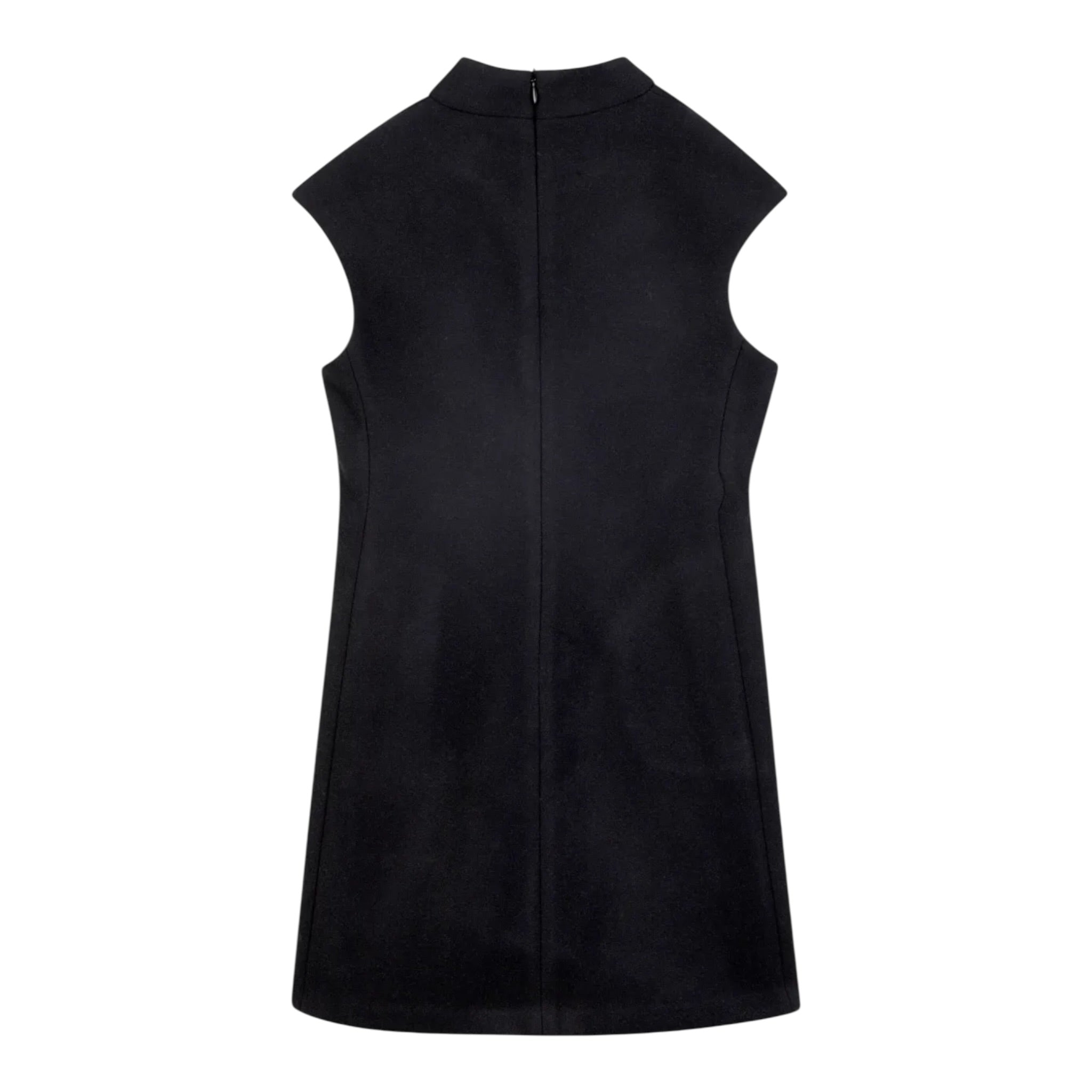Karl Lagerfeld Abito tinta unita Giromanica con Logo Nero per Bambina Z30618 NERO KARL LAGERFELD 