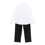 Karl Lagerfeld Completo 2 Pezzi Camicia-Jeans Bianco per Neonata Z30660 BIANCO KARL LAGERFELD 