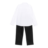 Karl Lagerfeld Completo 2 Pezzi Camicia-Jeans Bianco per Neonata Z30660 BIANCO KARL LAGERFELD 