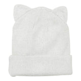 Karl Lagerfeld Cappello tinta unita con Orecchie Grigio per Neonata Z31003 GRIGIO KARL LAGERFELD 