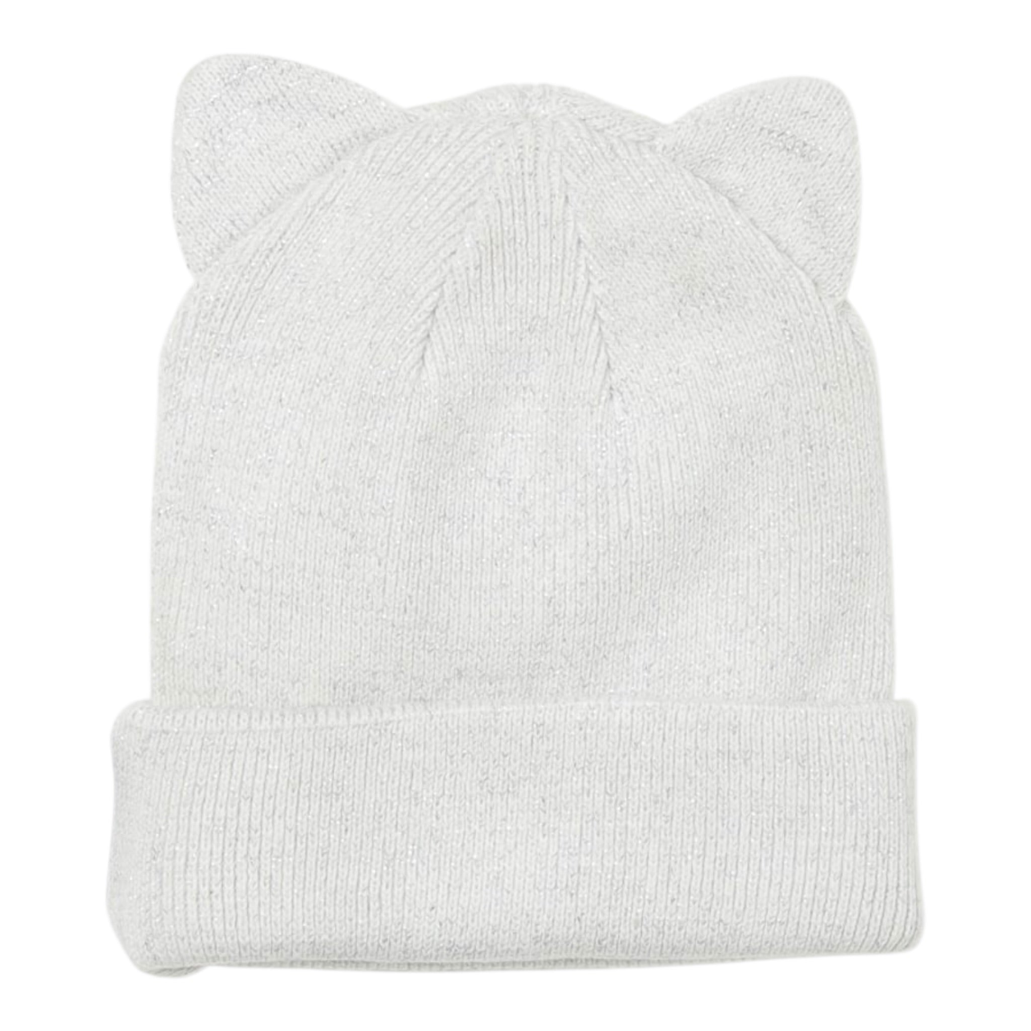 Karl Lagerfeld Cappello tinta unita con Orecchie Grigio per Neonata Z31003 GRIGIO KARL LAGERFELD 