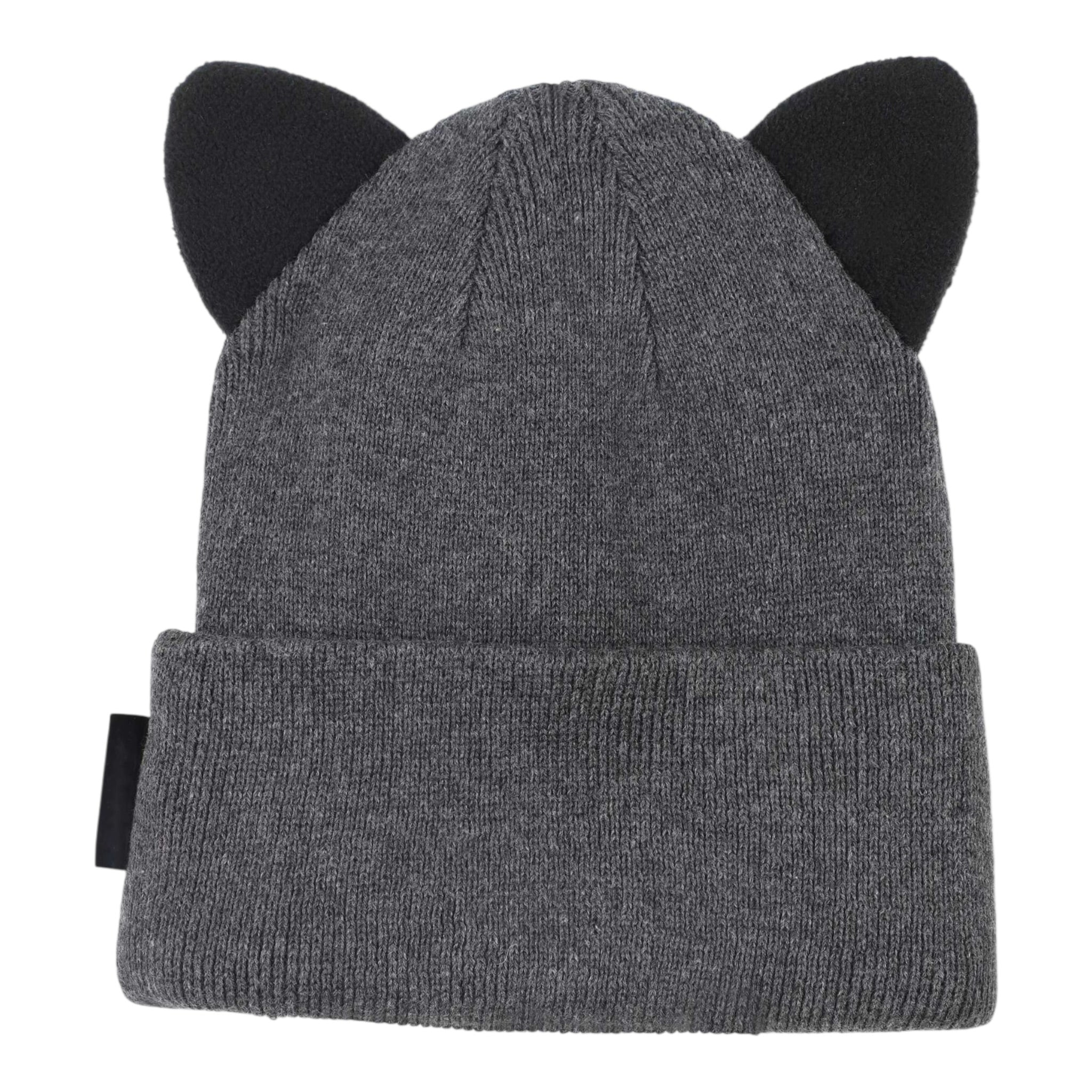 Karl Lagerfeld Cappello tinta unita con Orecchie Grigio per Bambina Z31007 GRIGIO KARL LAGERFELD 