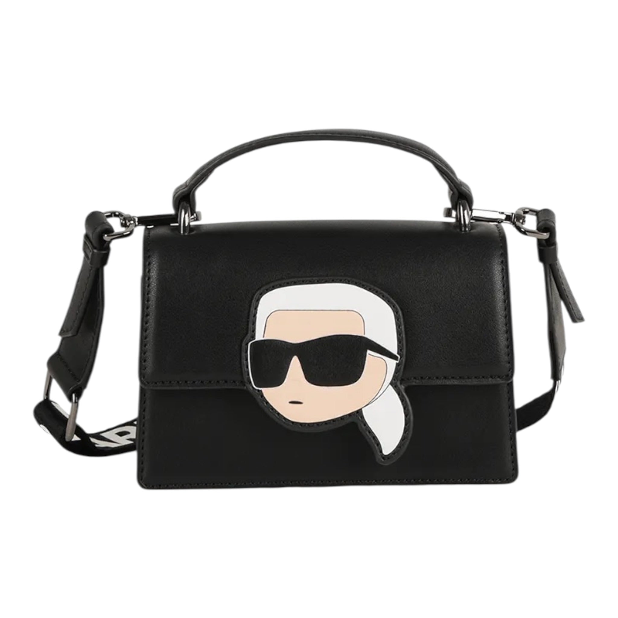 Karl Lagerfeld Borsa tinta unita con Logo Nero per Bambina Z31024 NERO KARL LAGERFELD 