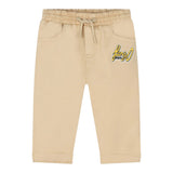 Kenzo Pantalone tinta unita con Elastico In Vita Beige per Neonato K60510 BEIGE KENZO 