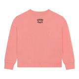 Kenzo Felpa Chiusa Girocollo tinta unita con Logo Rosa per Bambina K60692 ROSA KENZO 