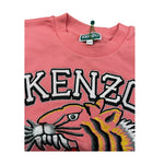 Kenzo Felpa Chiusa Girocollo tinta unita con Logo Rosa per Bambina K60692 ROSA KENZO 