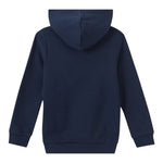 Kenzo Felpa Chiusa con Cappuccio tinta unita con Ricami Blu per Bambino K60767 BLU KENZO 