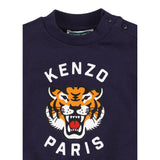 Kenzo Completo 2 Pezzi Felpa-Pantalone tinta unita Blu per Bambino K60935 BLU KENZO 