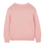 Kenzo Maglia Girocollo tinta unita con Ricami Logo Rosa per Neonata K61334N ROSA KENZO 