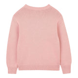 Kenzo Maglia Girocollo tinta unita con Ricami Logo Rosa per Neonata K61334N ROSA KENZO 