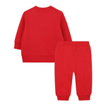 Kenzo Completo 2Pz Felpa-Pantalone tinta unita Rosso per Neonato K61502 ROSSO KENZO 