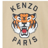 Kenzo T-Shirt tinta unita con Stampa Beige per Bambino K61505J BEIGE KENZO 