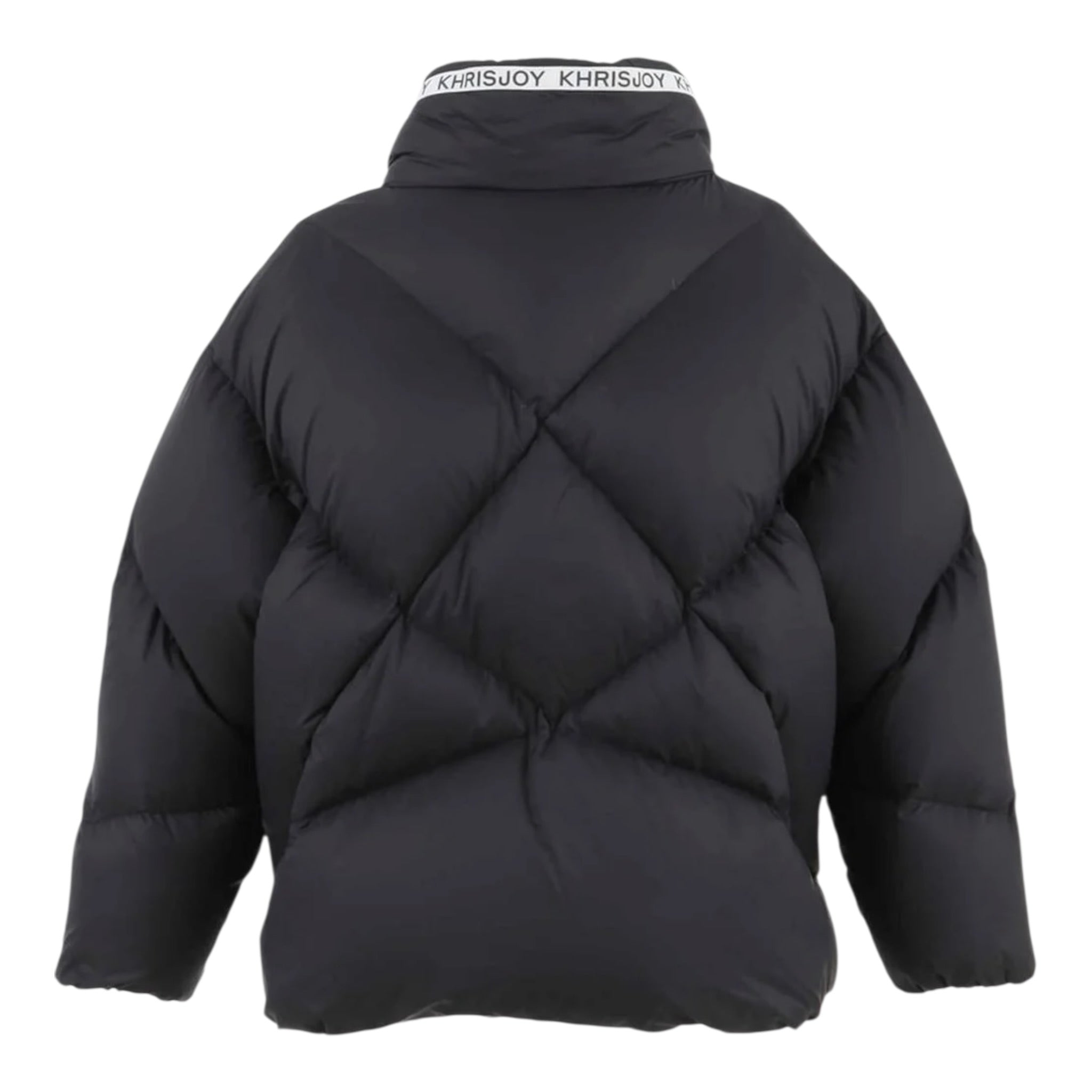 Khrisjoy Giubbino tinta unita con Zip E Cappuccio Nero per Bambino KA2A57N0079 NERO KHRISJOY 