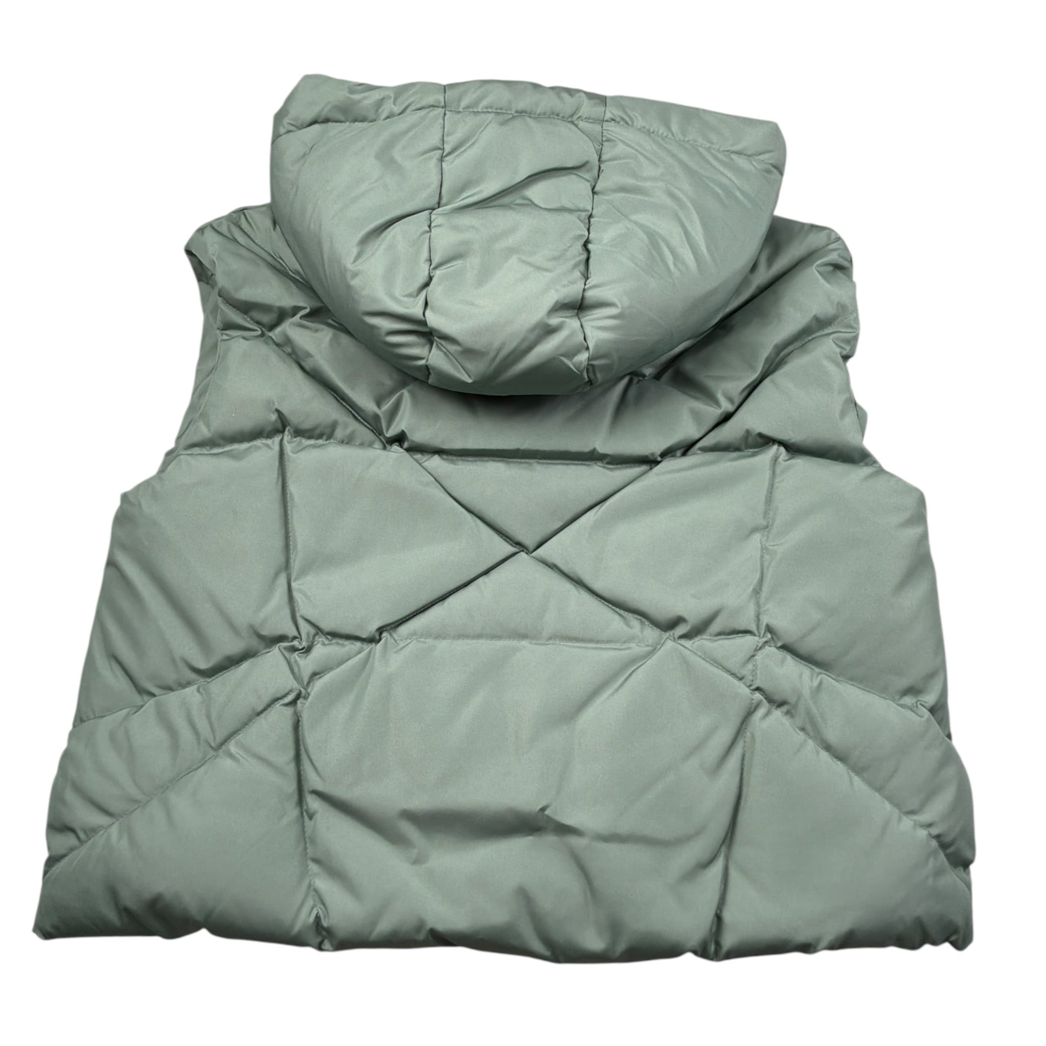 Khrisjoy Giubbino tinta unita con Zip Smanicato Verde per Bambina KV2P42 VERDE KHRISJOY 