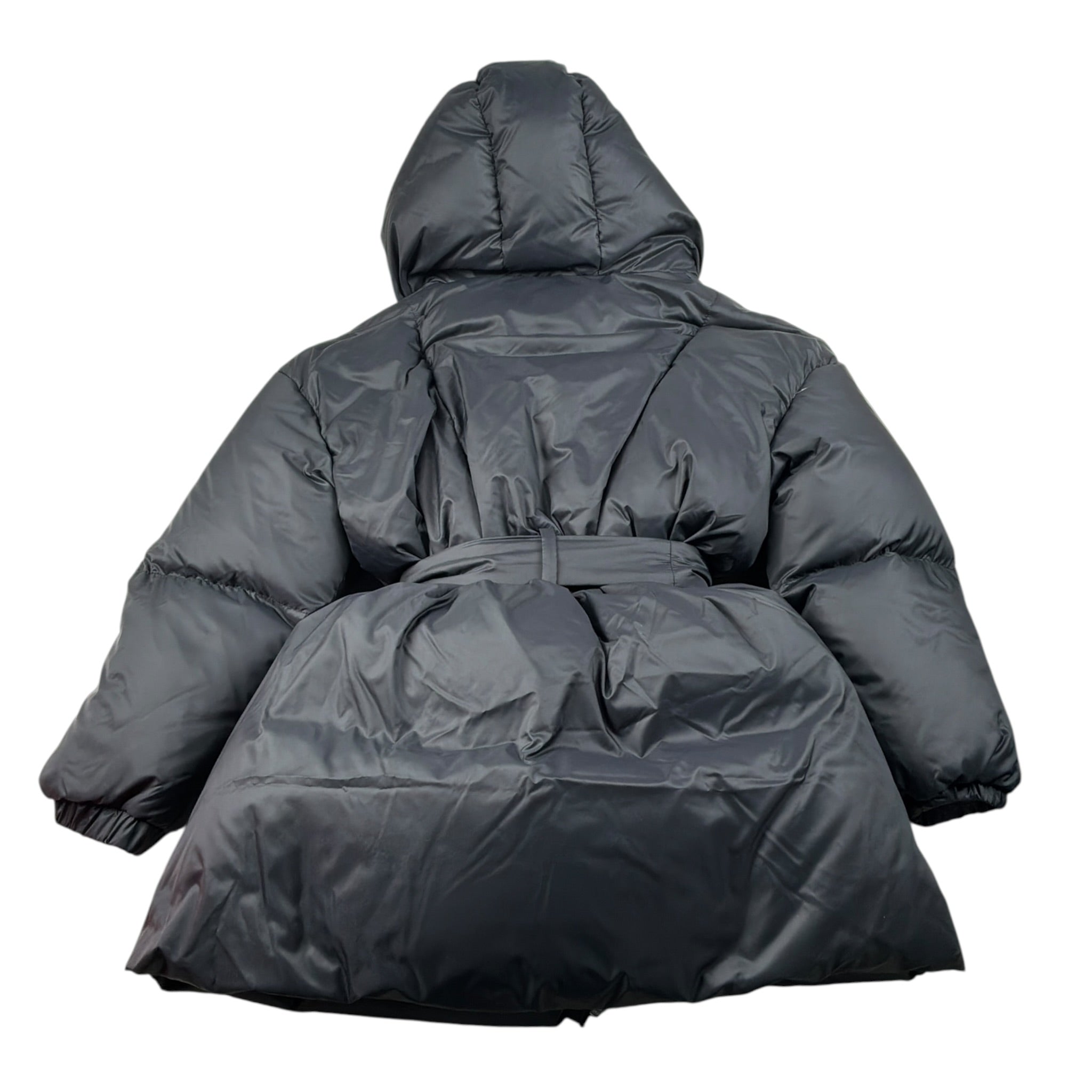 Khrisjoy Giubbino tinta unita con Cappuccio Nero per Bambina KX2A27N0079 NERO KHRISJOY 
