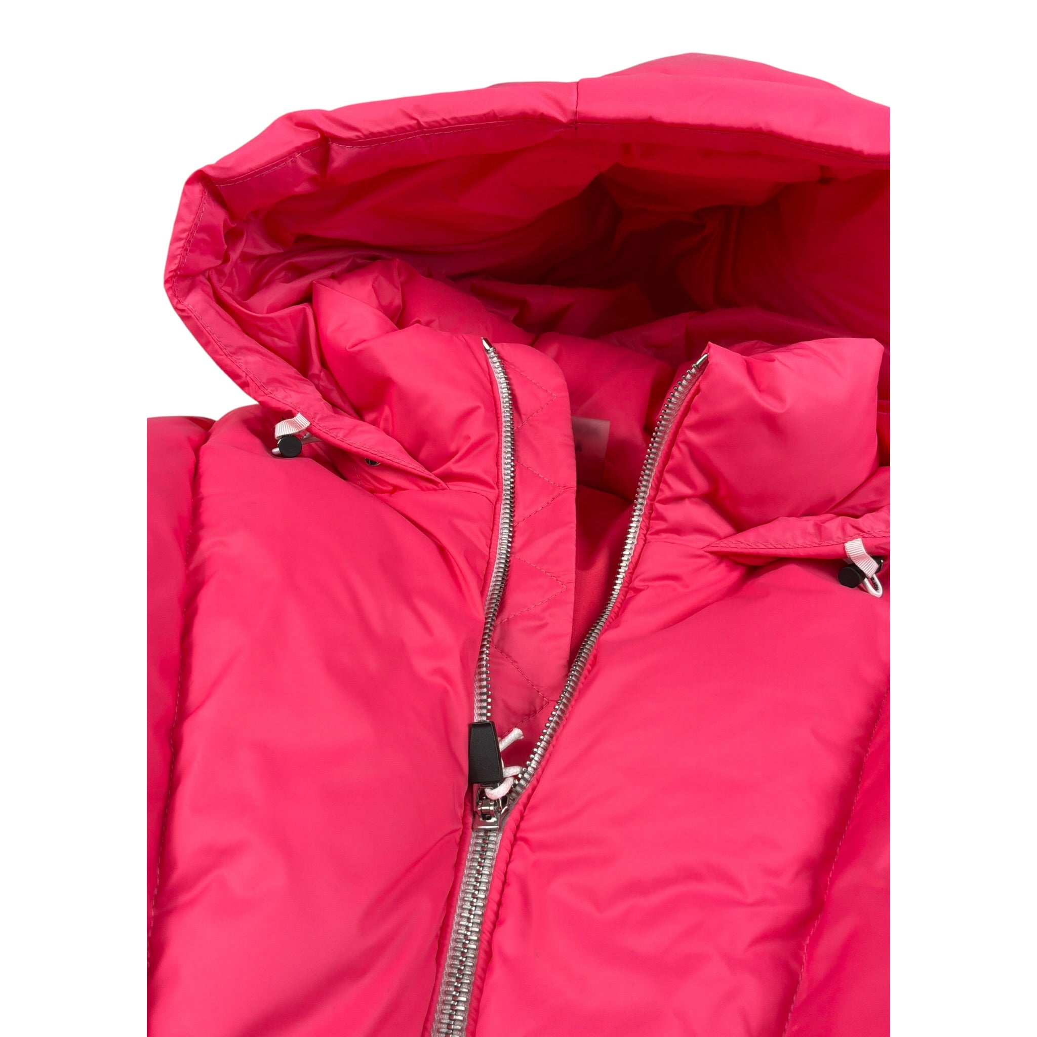 Khrisjoy Giubbino tinta unita con Cappuccio Rosa per Bambina KX2A27N0079 ROSA KHRISJOY 