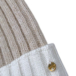 Kocca Cappello Bicolore Bianco/Beige per Bambina A25JCP7875ABUN000 BIANCO/BEIGE Kocca 