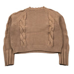 Kocca Maglia Girocollo tinta unita Beige per Bambina AURAS BEIGE Kocca 