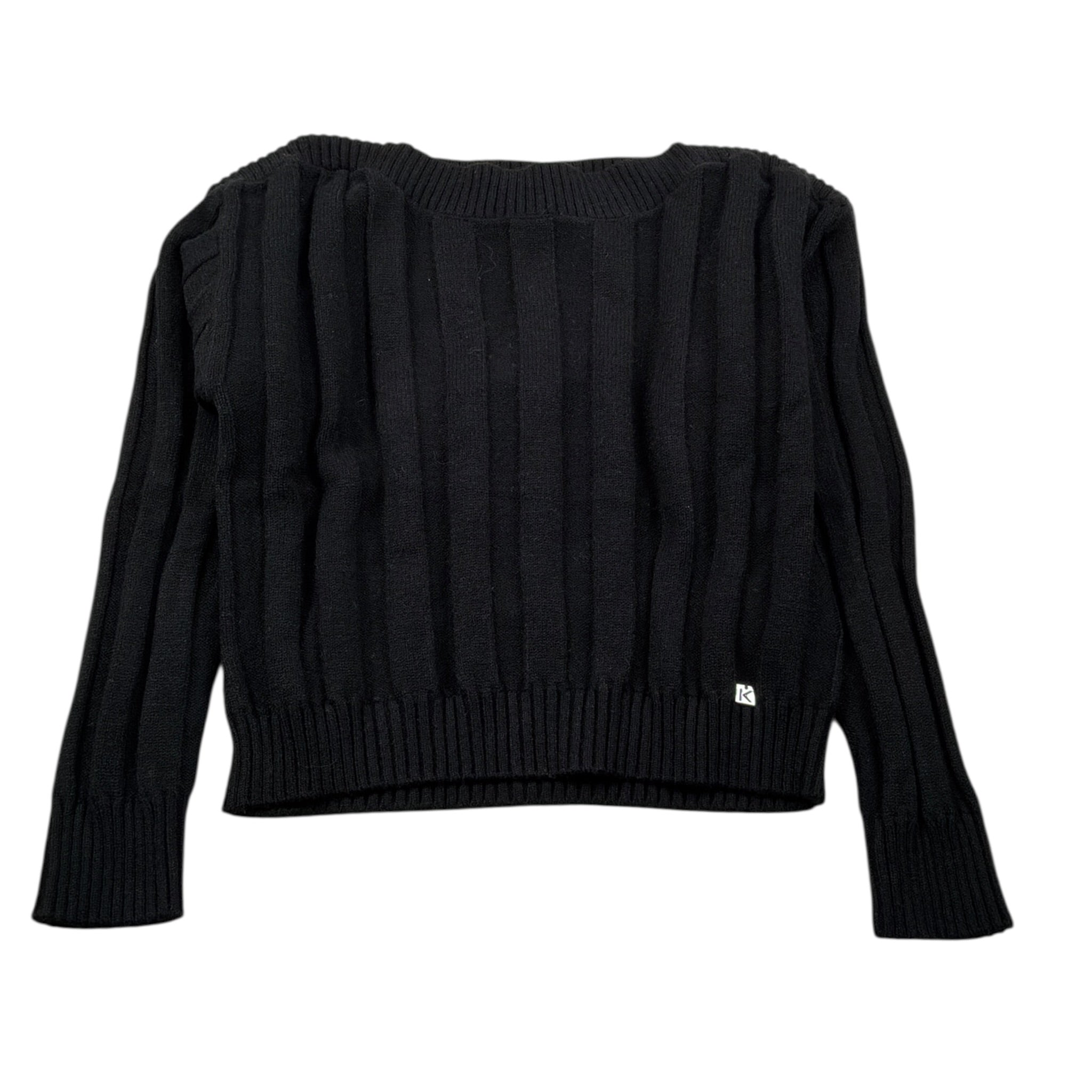 Kocca Maglia Girocollo tinta unita Nero per Bambina BICDAE NERO Kocca 
