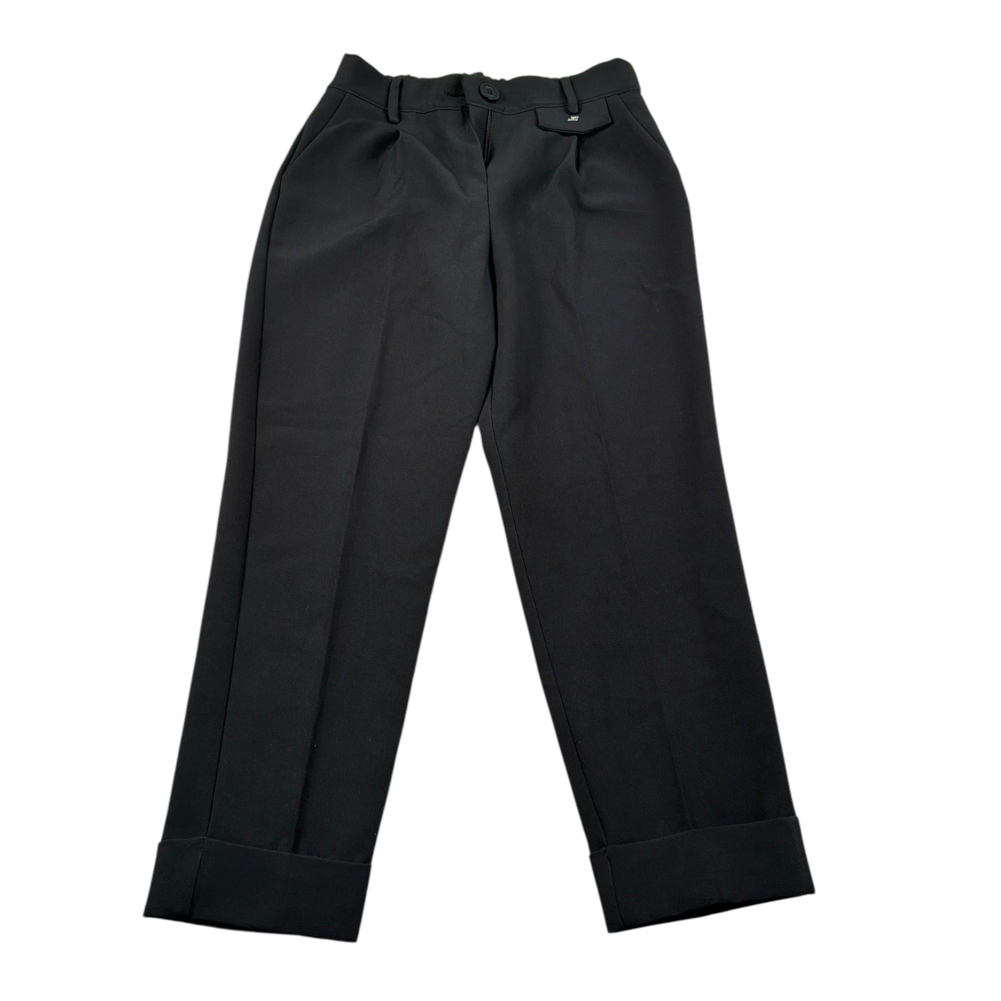 Kocca Pantalone tinta unita con Elastico In Vita Nero per Bambina DEODATA NERO Kocca 
