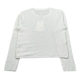 Kocca Maglia Girocollo tinta unita Bianco per Bambina TOMAS BIANCO Kocca 