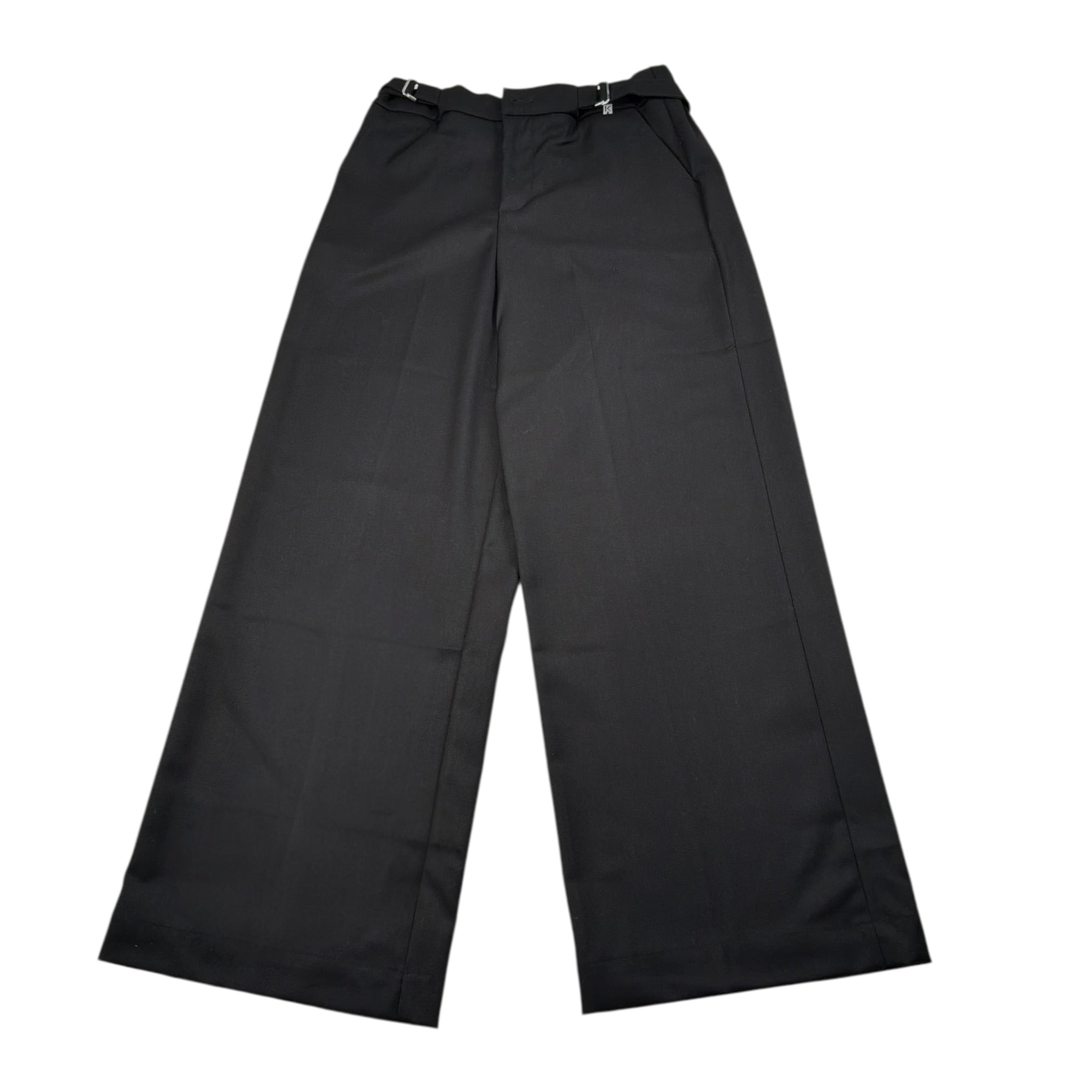 Kocca Pantalone Tinta Unota Modello Palazzo Nero per Bambina TURYN NERO Kocca 