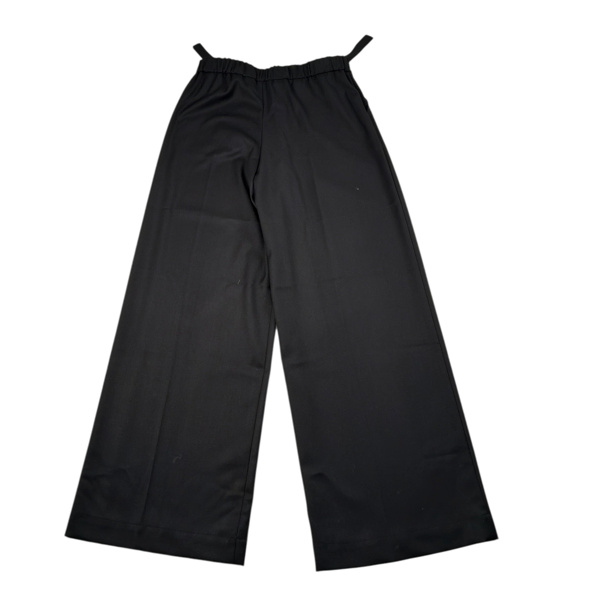 Kocca Pantalone Tinta Unota Modello Palazzo Nero per Bambina TURYN NERO Kocca 