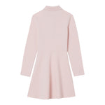 Lacoste Abito Manica Lunga con Colletto tinta unita Rosa per Bambina 347067 ROSA LACOSTE 
