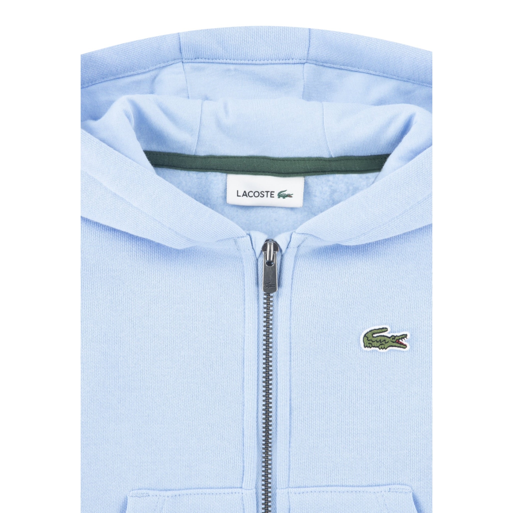 Lacoste Completo 3 Pezzi Felpa-Pantalone-Body Bicolore Azzurro per Neonato 647192O AZZURRO LACOSTE 