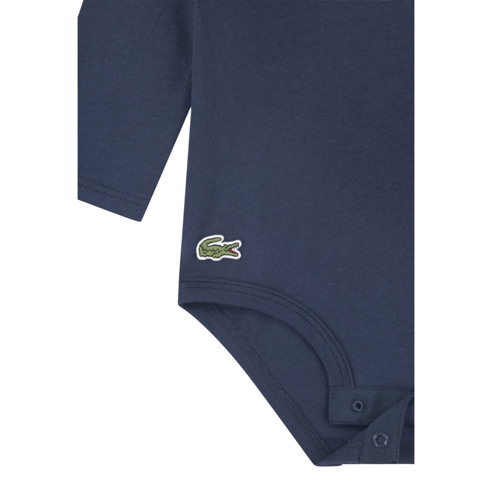 Lacoste Completo 3 Pezzi Felpa-Pantalone-Body Bicolore Azzurro per Neonato 647192O AZZURRO LACOSTE 