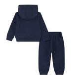 Lacoste Completo 2 Pezzi Felpa-Pantalone Blu per Neonato 647192OO BLU LACOSTE 