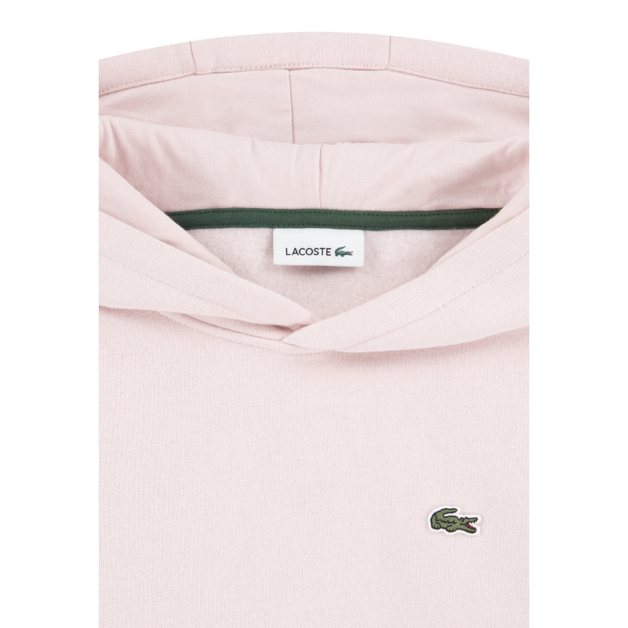Lacoste Felpa con Cappuccio tinta unita Rosa per Neonata 847028X ROSA LACOSTE 
