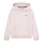 Lacoste Felpa con Cappuccio tinta unita Rosa per Neonata 847028X ROSA LACOSTE 