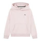 Lacoste Felpa con Cappuccio tinta unita Rosa per Neonata 847028X ROSA LACOSTE 