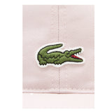 Lacoste Berretto tinta unita con Logo Rosa per Bambina 9A6227A ROSA LACOSTE 