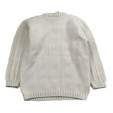 La Stupenderia Maglia tinta unita con Trecce Panna per Bambino 1WCPL23 PANNA LA STUPENDERIA 